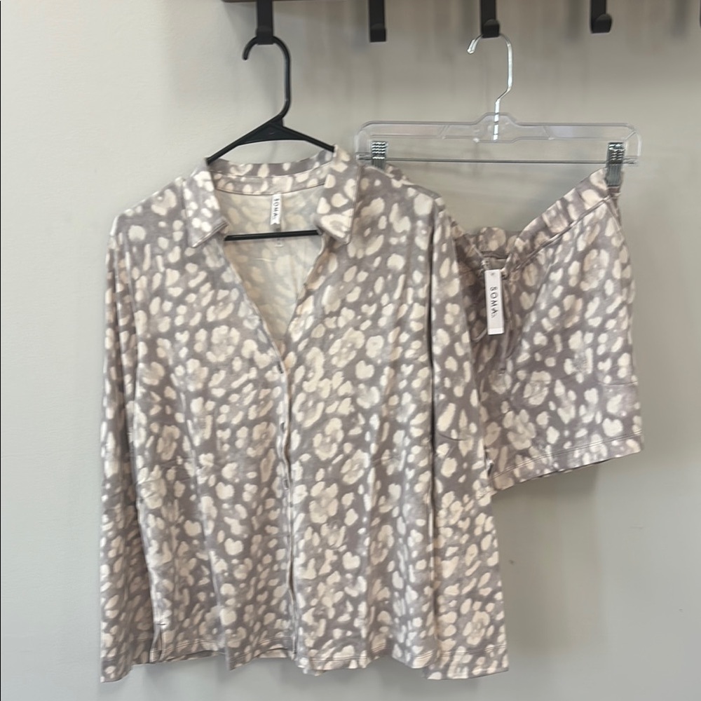 Soma Leopard Pajama Set